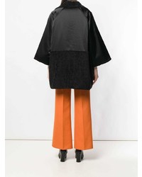 Женское черное пальто от Gianluca Capannolo