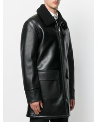 Мужское черное пальто от Stella McCartney