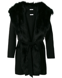 Женское черное пальто от P.A.R.O.S.H.