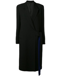Женское черное пальто от Paul Smith