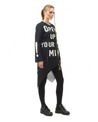 Женское черное пальто от Pavel Yerokin