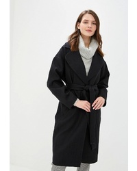 Женское черное пальто от Pepen