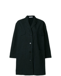 Женское черное пальто от Peter Jensen