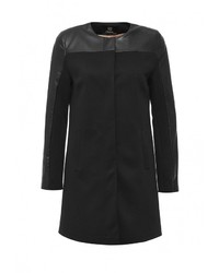 Женское черное пальто от Piena