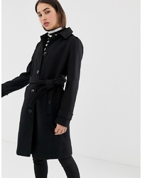 Женское черное пальто от Pimkie