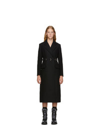 Женское черное пальто от Prada