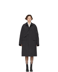 Женское черное пальто от Random Identities