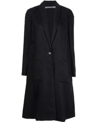 Женское черное пальто от Raquel Allegra