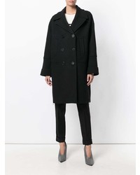 Женское черное пальто от Neil Barrett