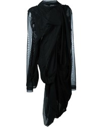 Женское черное пальто от Rick Owens Lilies