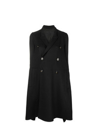 Женское черное пальто от Rick Owens