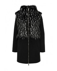 Женское черное пальто от Rinascimento