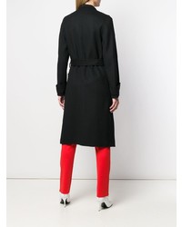 Женское черное пальто от Joseph