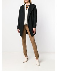 Женское черное пальто от Joseph