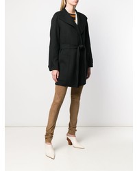 Женское черное пальто от Joseph