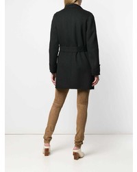 Женское черное пальто от Joseph