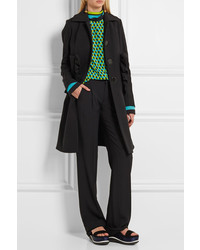 Женское черное пальто от Marni