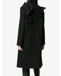 Женское черное пальто от MSGM