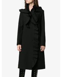 Женское черное пальто от MSGM