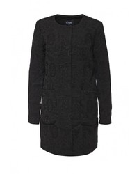 Женское черное пальто от s.Oliver Denim