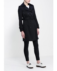 Женское черное пальто от s.Oliver Premium