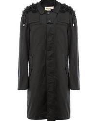 Мужское черное пальто от Saint Laurent