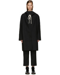 Женское черное пальто от Sara Lanzi
