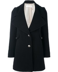 Женское черное пальто от See by Chloe