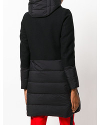 Женское черное пальто от Herno