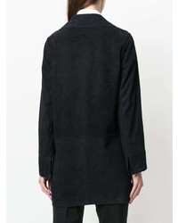 Женское черное пальто от Sylvie Schimmel