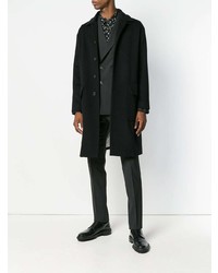 Женское черное пальто от Dsquared2