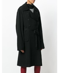 Женское черное пальто от Ann Demeulemeester