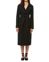 Женское черное пальто от Soeasy