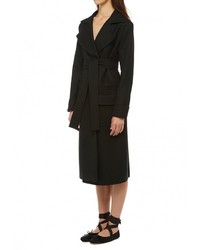 Женское черное пальто от Soeasy