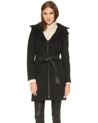 Женское черное пальто от Soia & Kyo