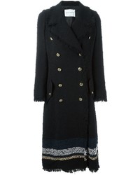 Женское черное пальто от Sonia Rykiel
