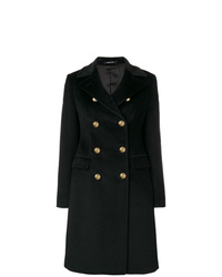 Женское черное пальто от Tagliatore