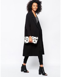 Женское черное пальто от Monki