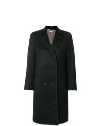 Женское черное пальто от Thom Browne