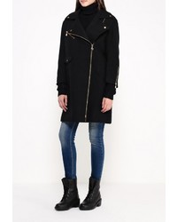 Женское черное пальто от Tom Farr