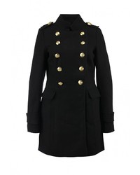 Женское черное пальто от Top Secret