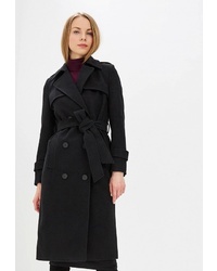 Женское черное пальто от TrendyAngel