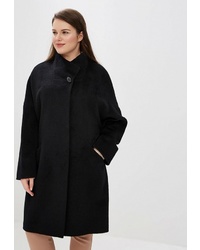 Женское черное пальто от Trifo