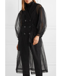 Женское черное пальто от Simone Rocha