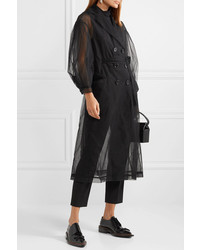 Женское черное пальто от Simone Rocha