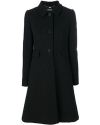 Женское черное пальто от Twin-Set