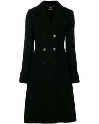 Женское черное пальто от Twin-Set
