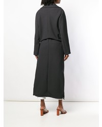 Женское черное пальто от Jacquemus
