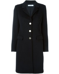 Женское черное пальто от Versace