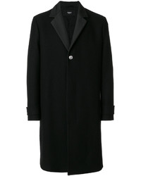 Мужское черное пальто от Versus